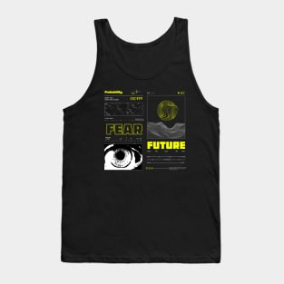 Streetwear Sick Yellow Brutalism Design Tank Top